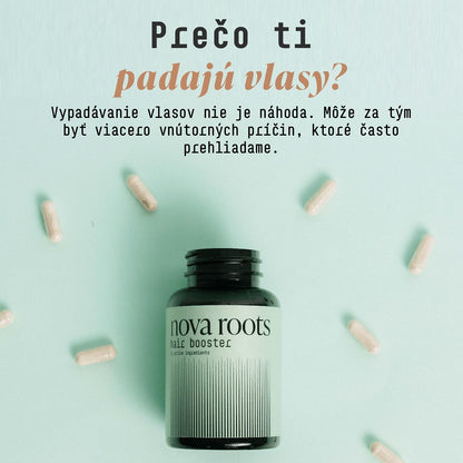 NovaRoots Hair Booster - Vitamíny na vlasy pre ženy a mužov